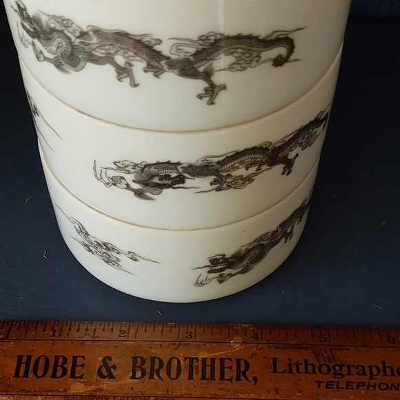 Fukagawa For Tiffany Dragon Sushi Set - Picture 5 of 9